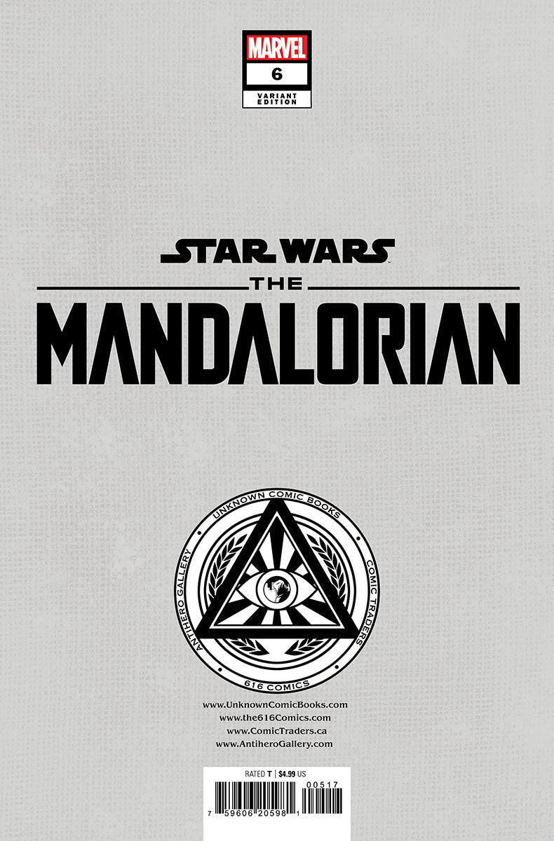 [SIGNED BY KAARE ANDREWS] STAR WARS: THE MANDALORIAN SEASON 2 #6 UNKNOWN COMICS KAARE ANDREWS EXCLUSIVE VAR [IN STOCK]