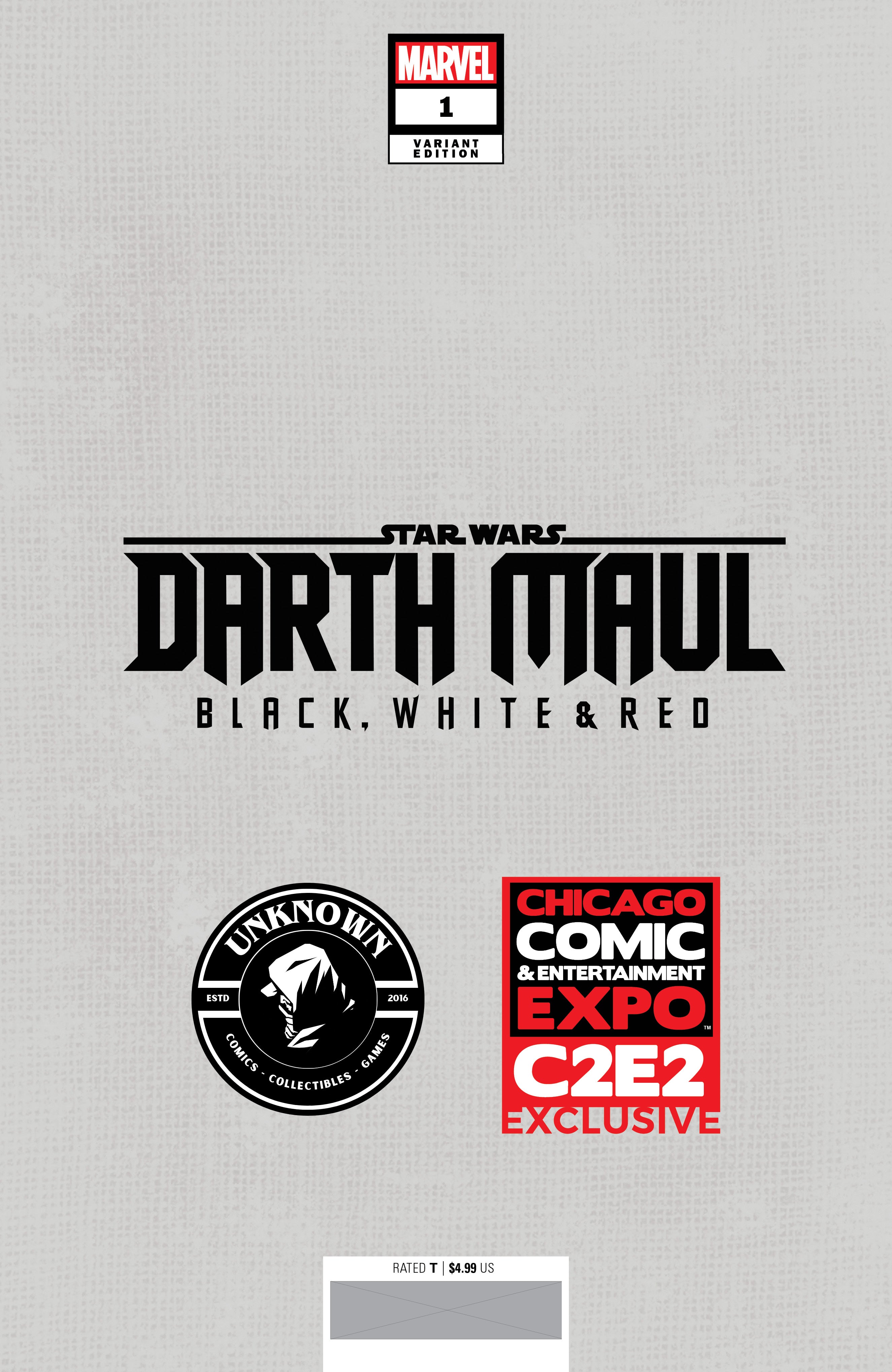 Foil] Star Wars: Darth Maul - Black, White & Red #1 Unknown