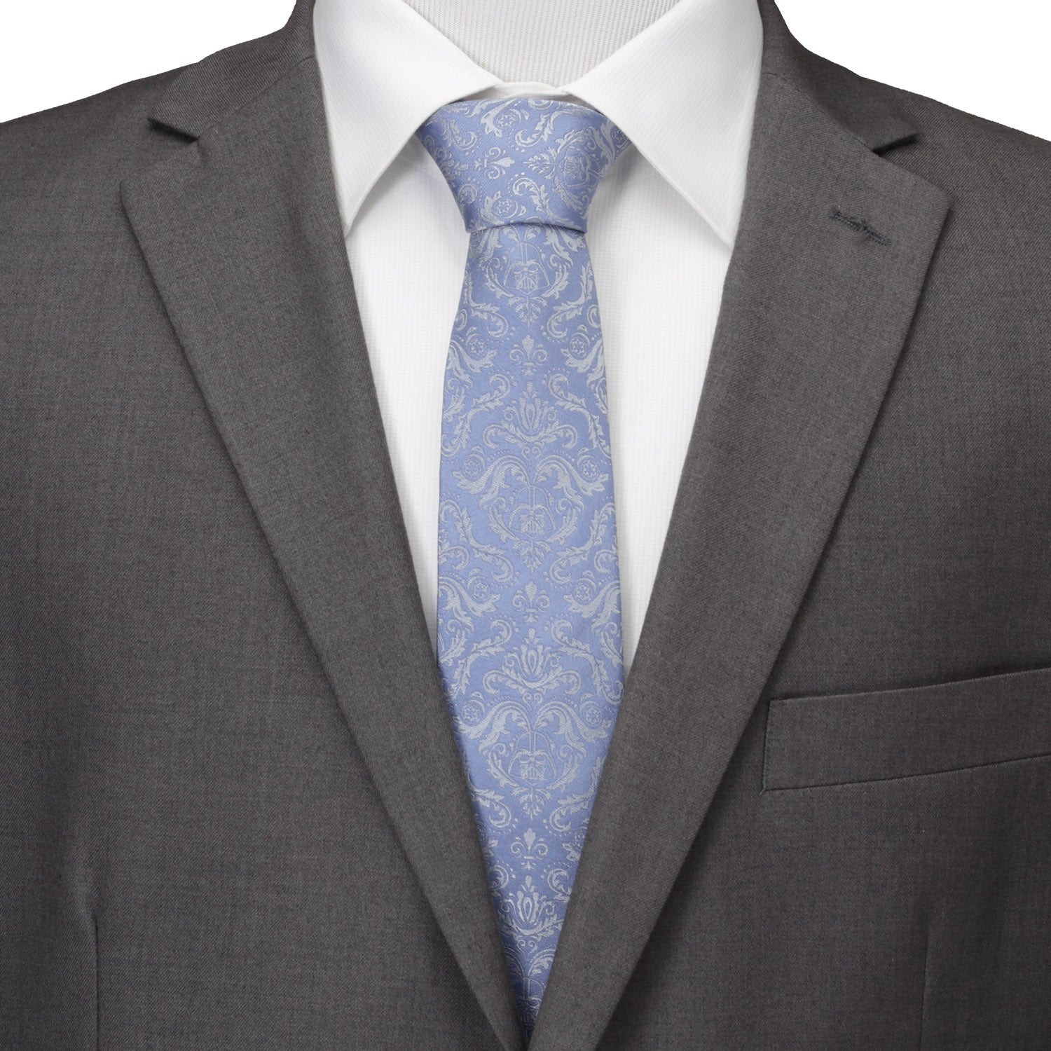 Star Wars Darth Vader Blue Damask Tie