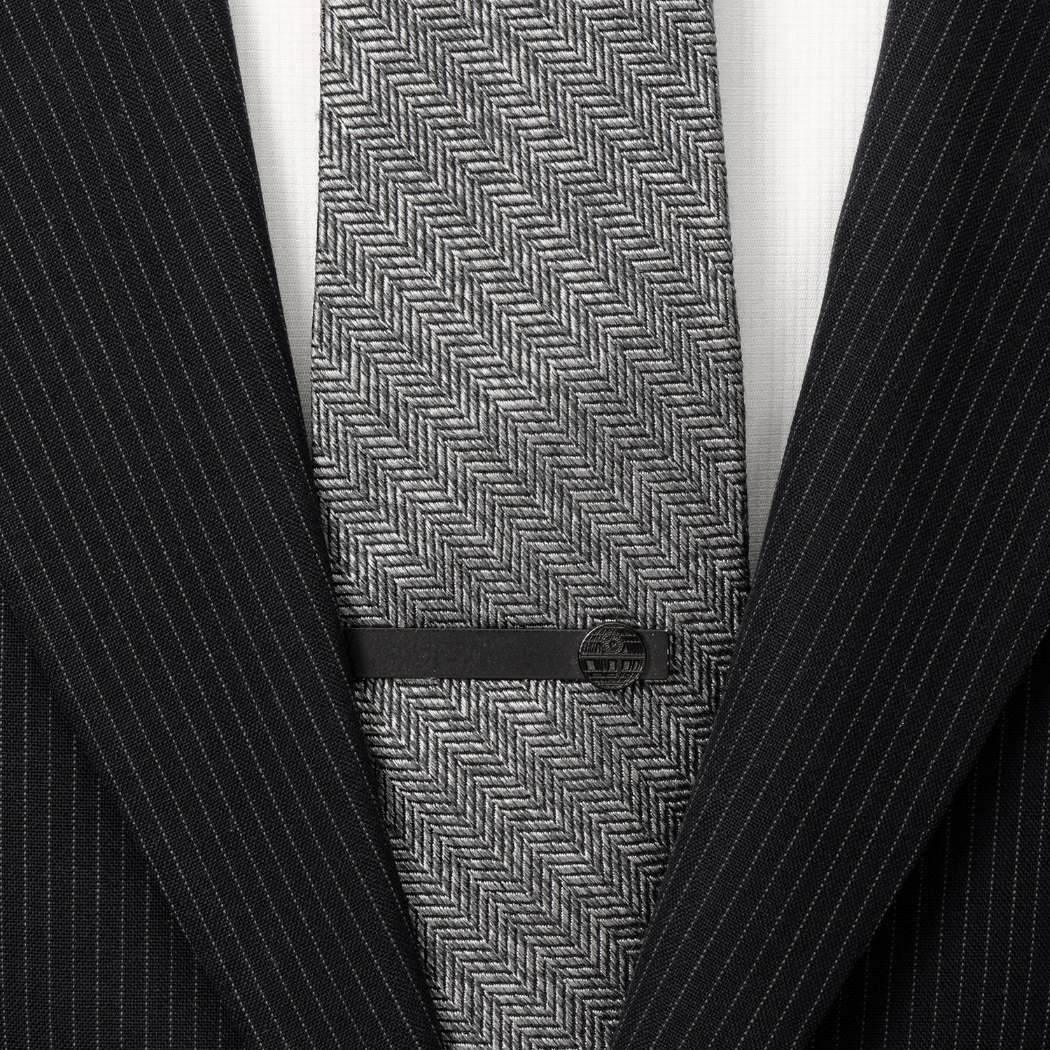 Star Wars Death Star Satin Black Tie Bar