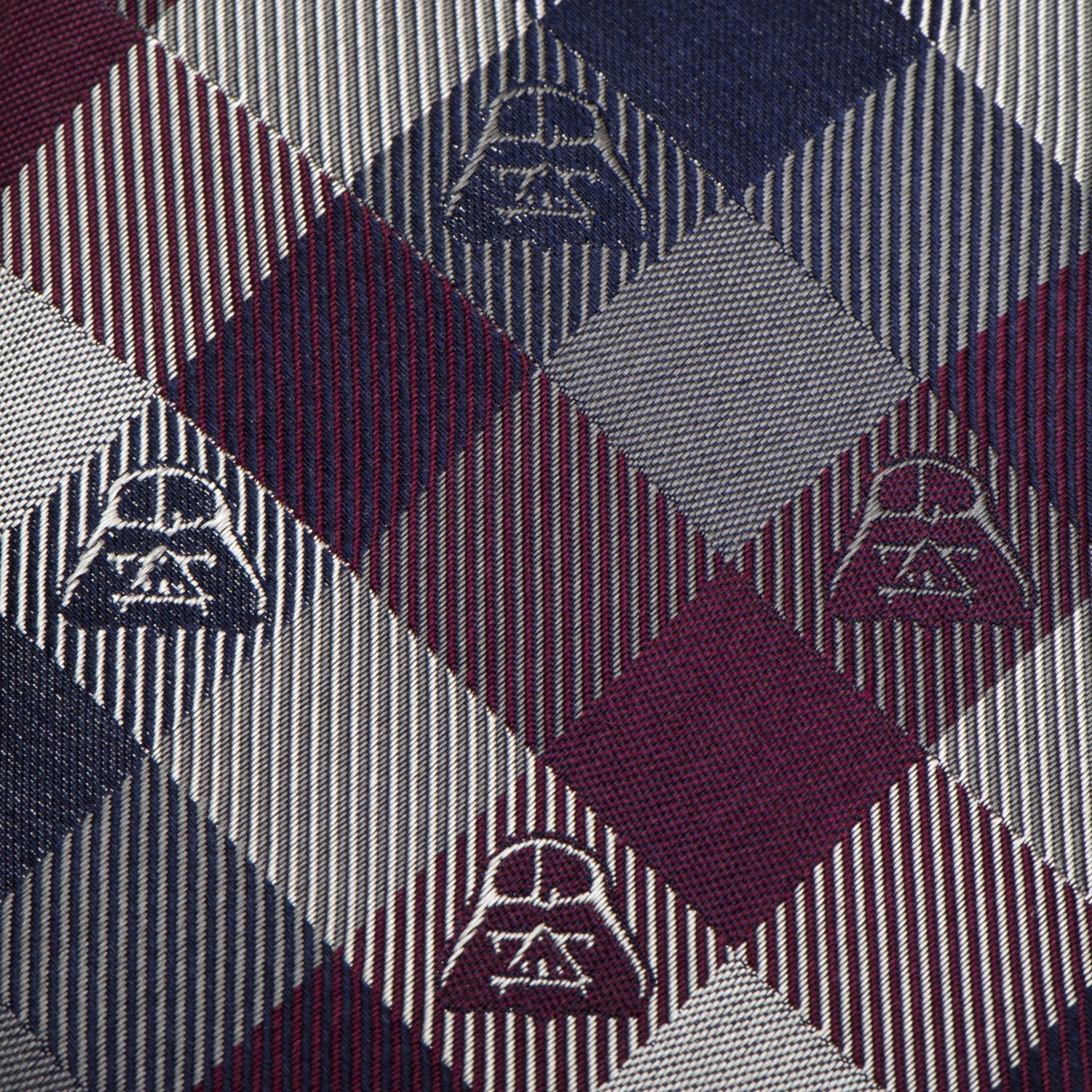 Star Wars Darth Vader Plum Plaid Tie