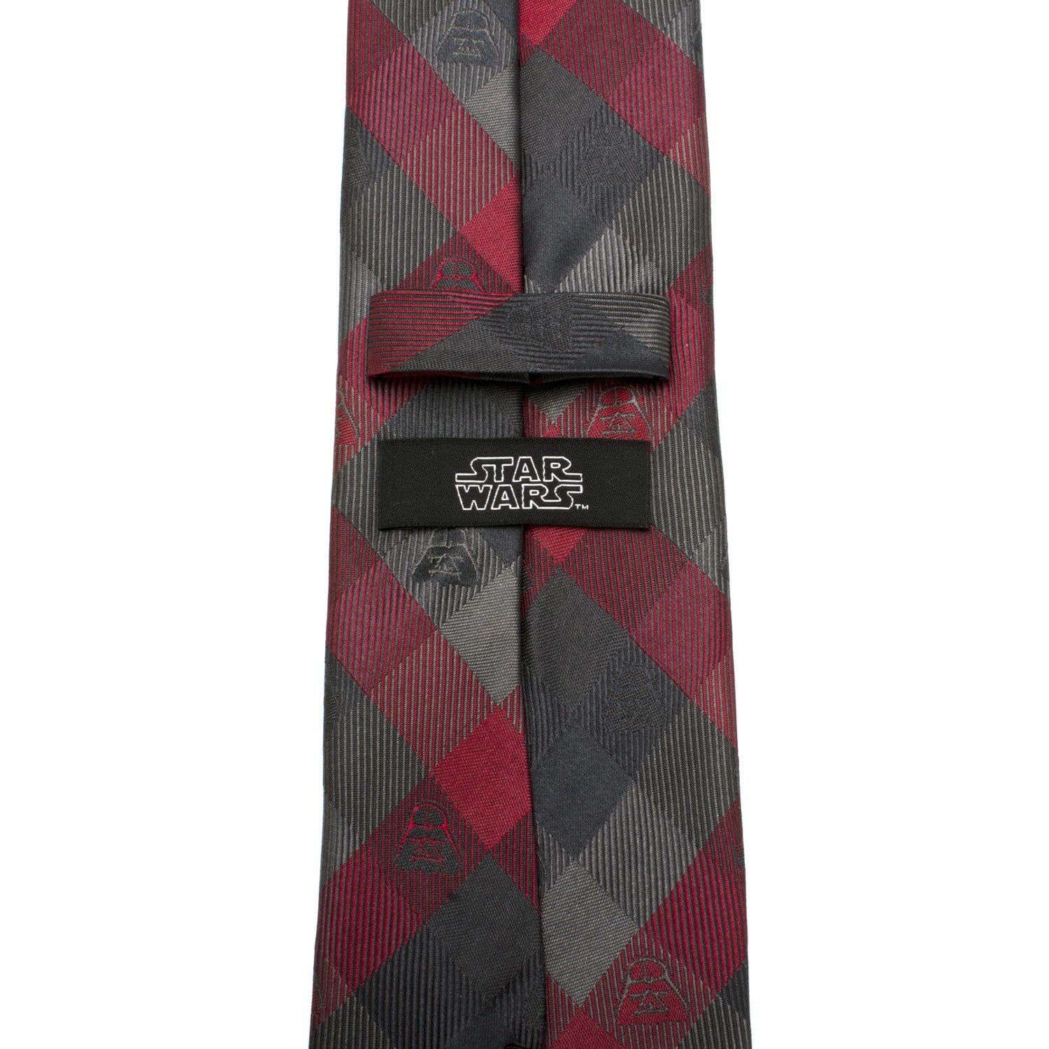 Star Wars Darth Vader Black and Red Plaid Tie