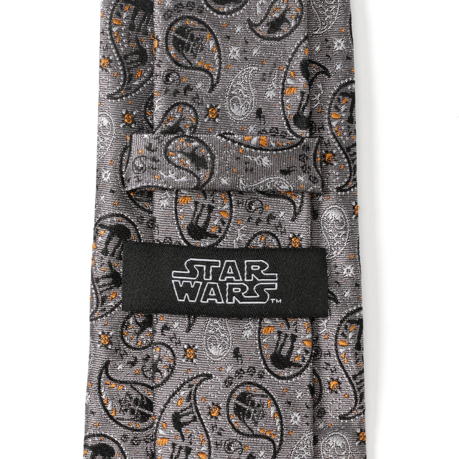 Star Wars Battle of Hoth Paisley Gray Tie