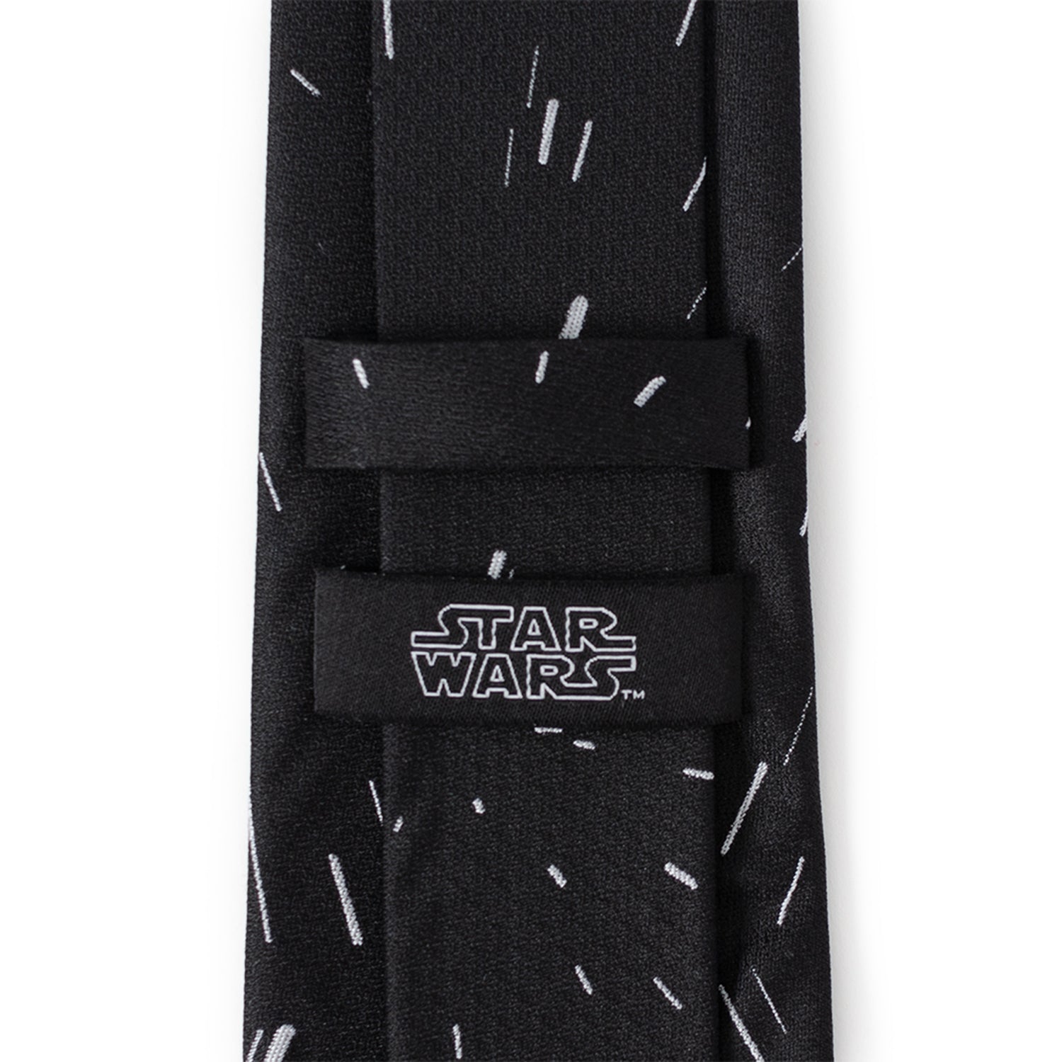 Star Wars Hyperspace Black Tie with Hidden Message