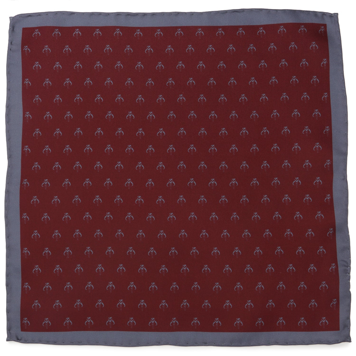 Star Wars Mandalorian Red Silk Pocket Square