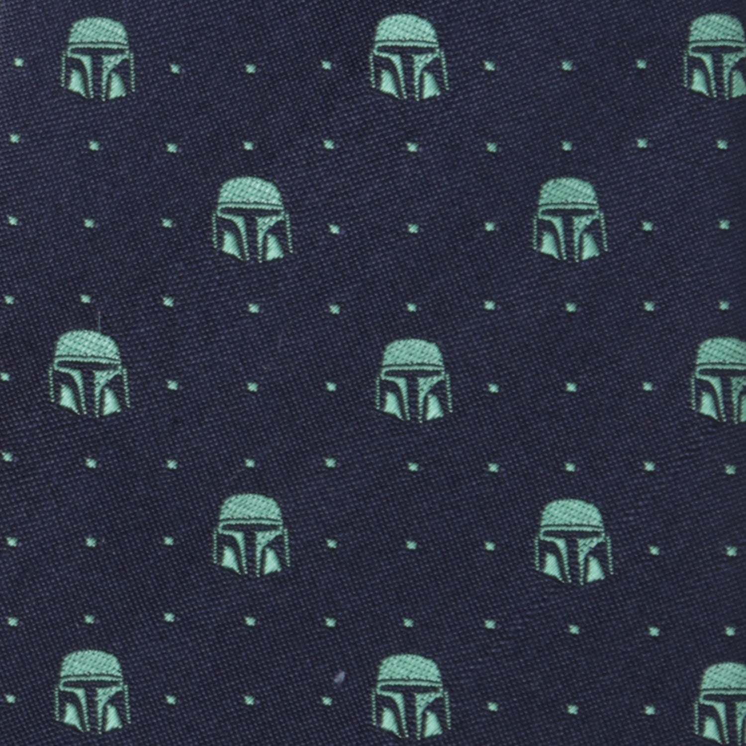 Star Wars Mandalorian Navy Dotted Tie