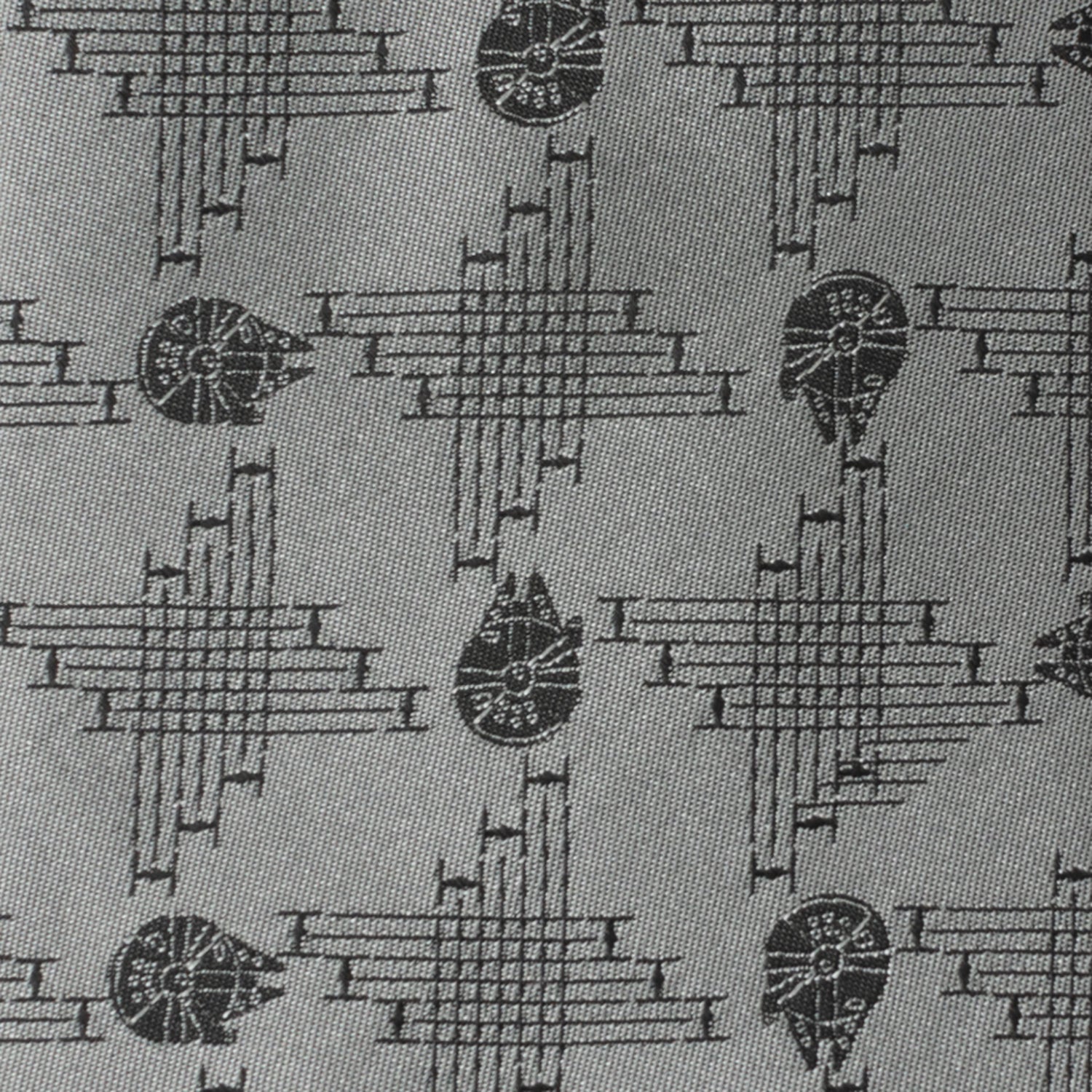 Star Wars Millennium Falcon Gray Tie