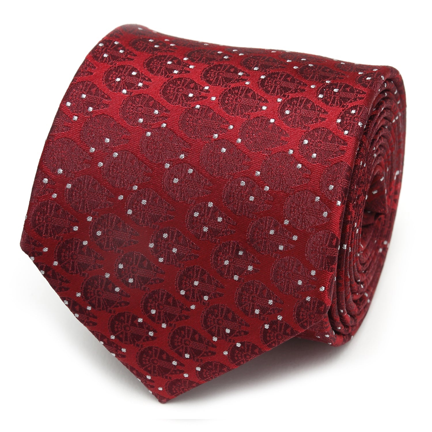 Star Wars Millennium Falcon Red and White Dot Tie