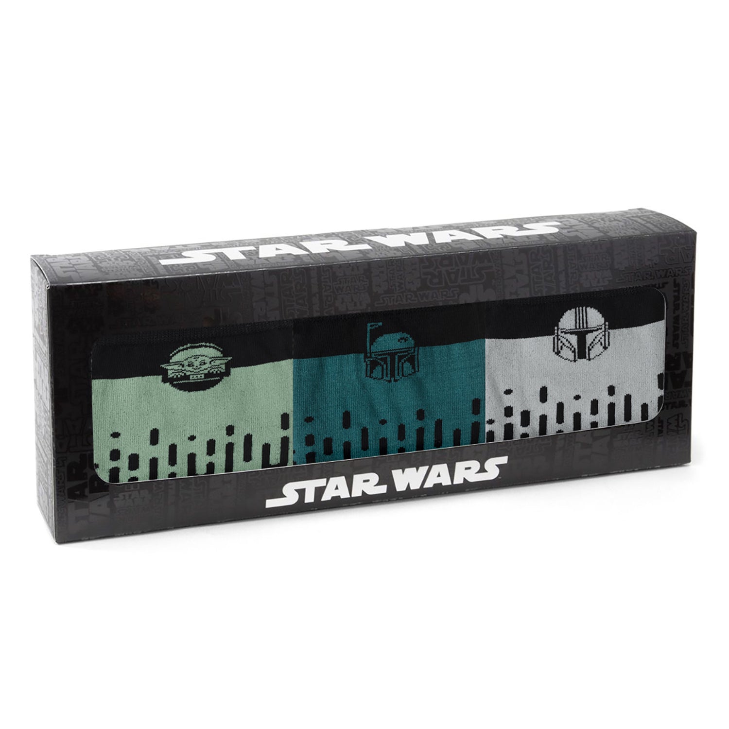 Star Wars Mandalorian 3-Pack Dress Sock and Lapel Pin Gift Set