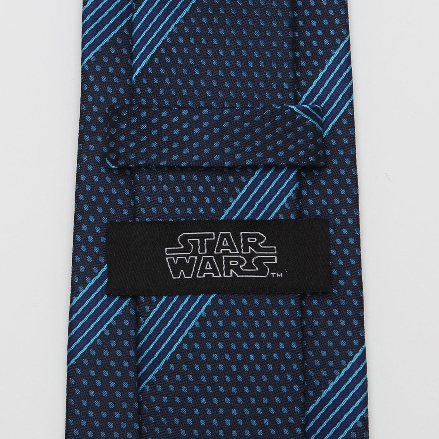 Star Wars Millennium Falcon Blue Striped Tie
