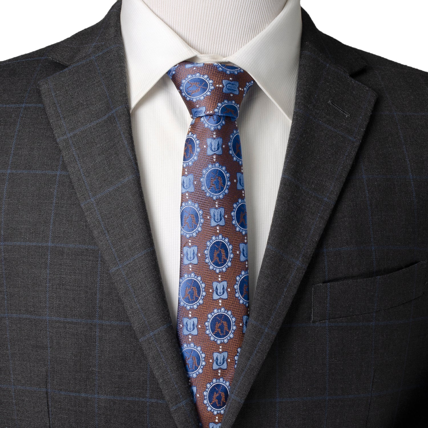 Star Wars Obi-Wan Kenobi and Anakin Skywalker LIGHTSABER Battle Blue Tie