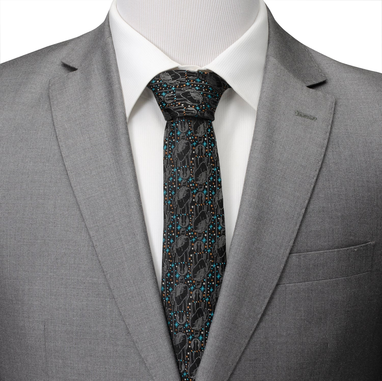Star Wars Obi-Wan Kenobi Gray Tie