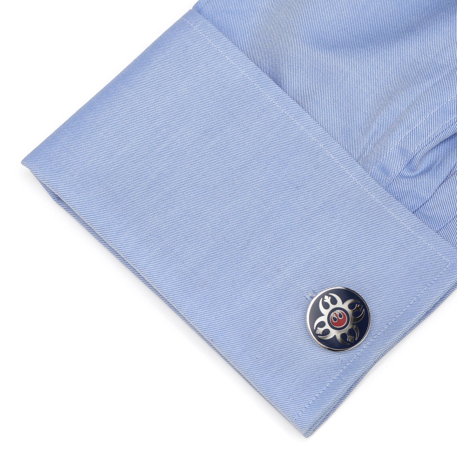 Star Wars Rebel Alliance Starbird Crest Blue and Red Cufflinks