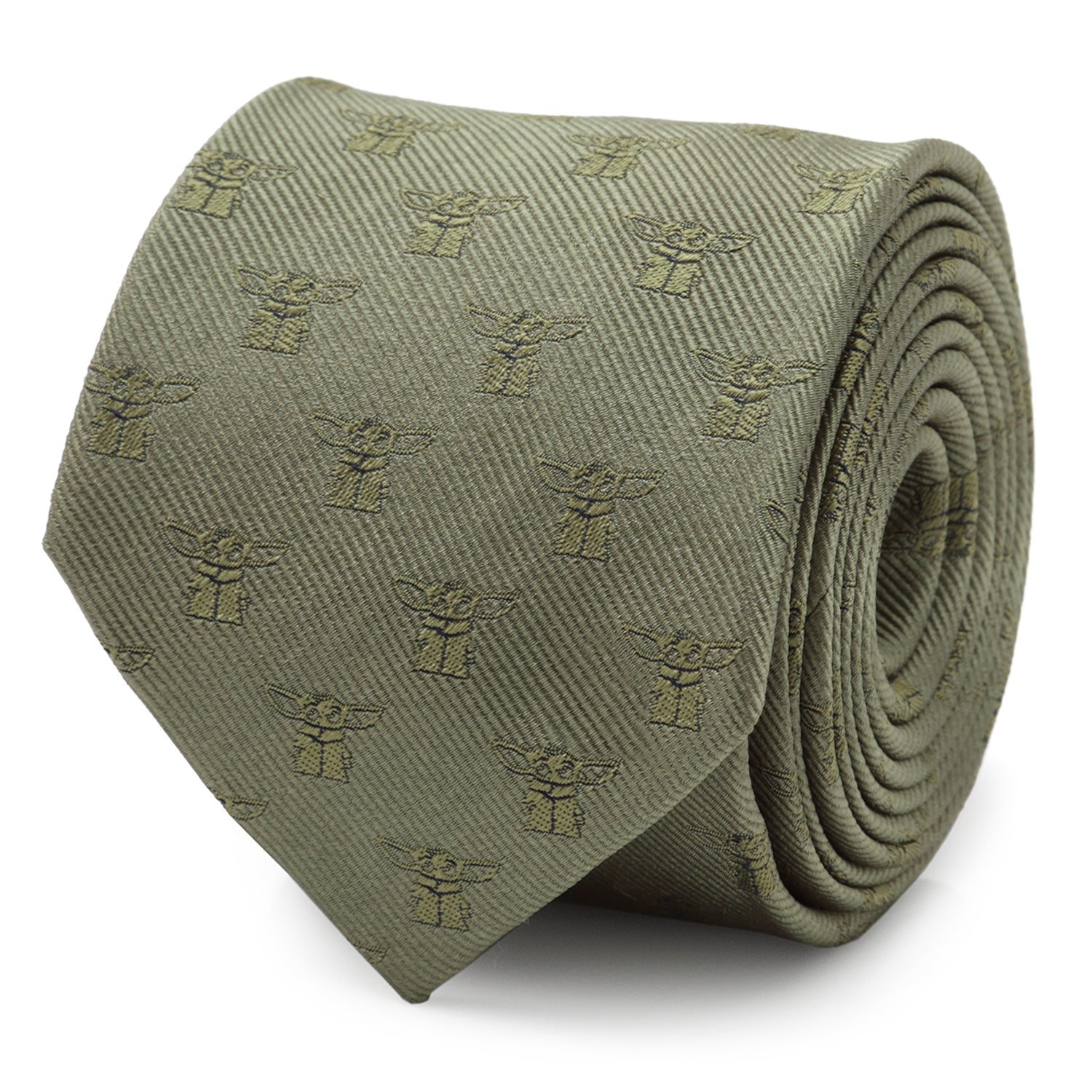 Star Wars Grogu Green Tie, Gray Dress Socks, and Tie Bar Gift Set