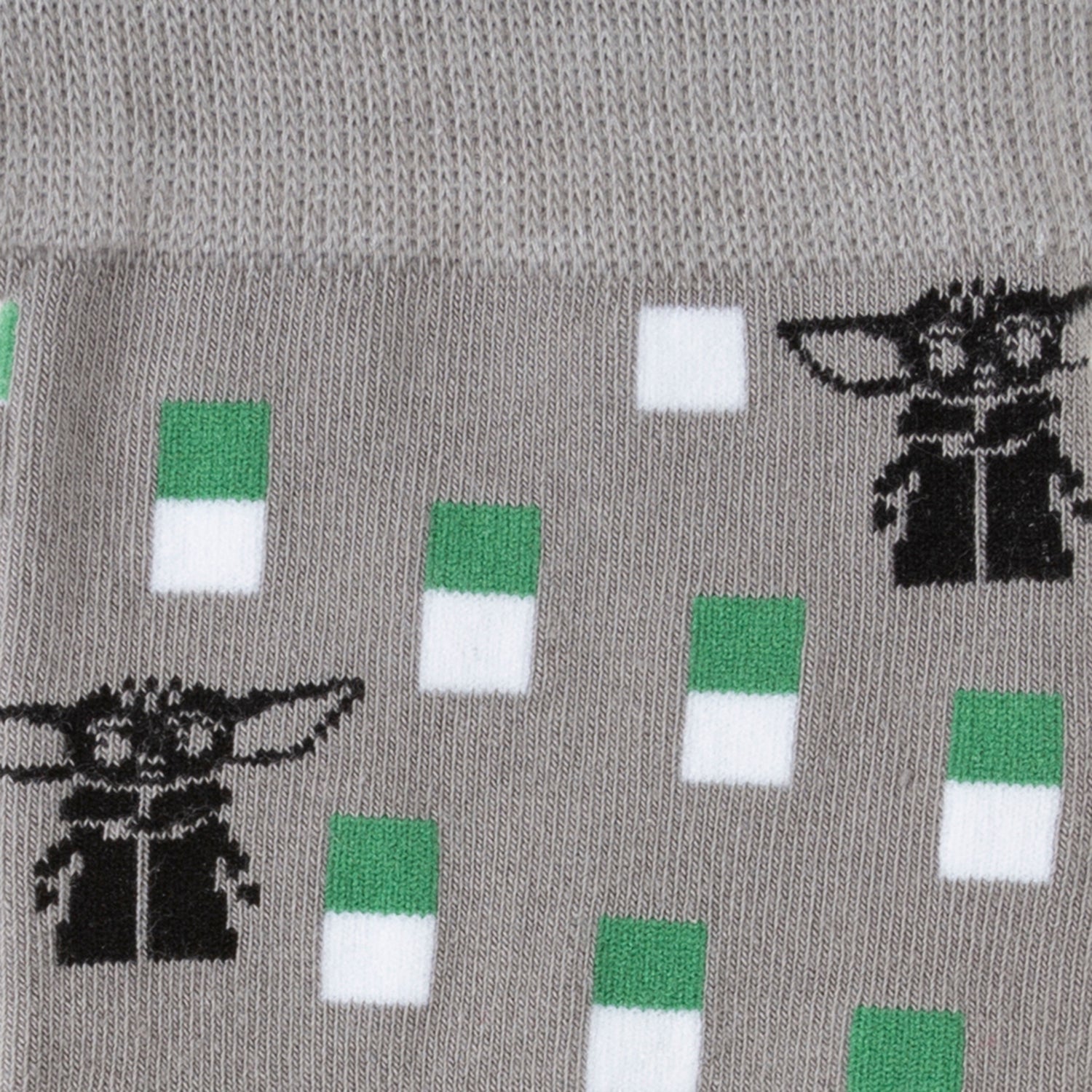 Star Wars Grogu Green Tie, Gray Dress Socks, and Tie Bar Gift Set