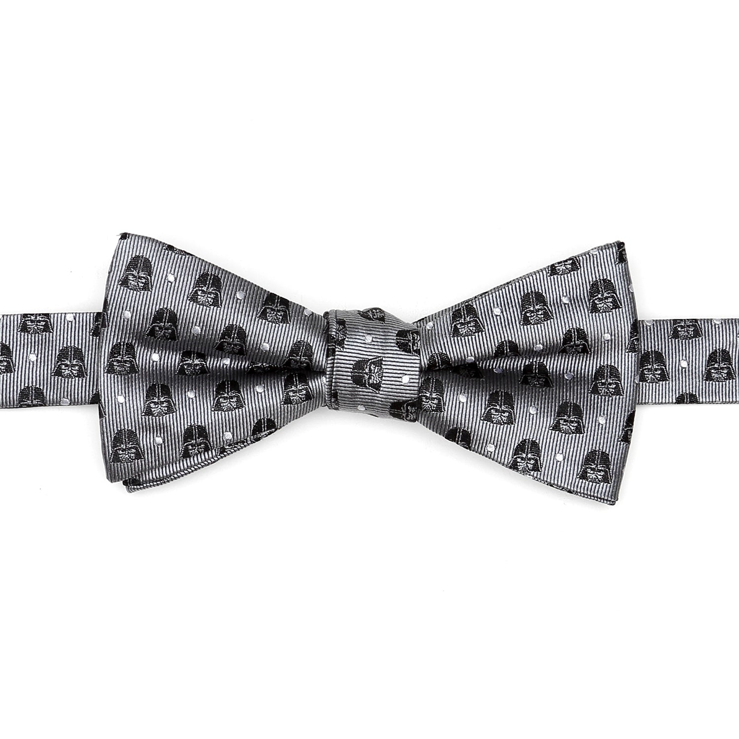 Star Wars Darth Vader Gray Polka Dot Bow Tie and Pocket Square Gift Set
