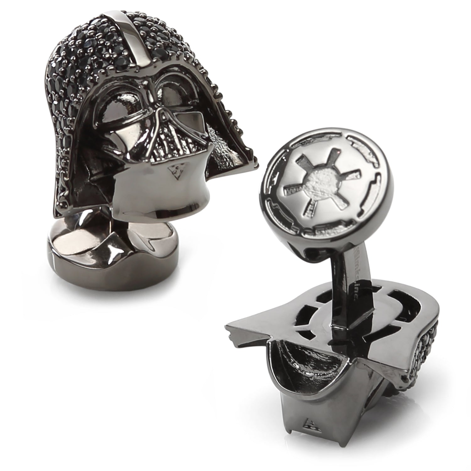 Star Wars Darth Vader Crystal 3D Cufflinks and 5-Stud Set