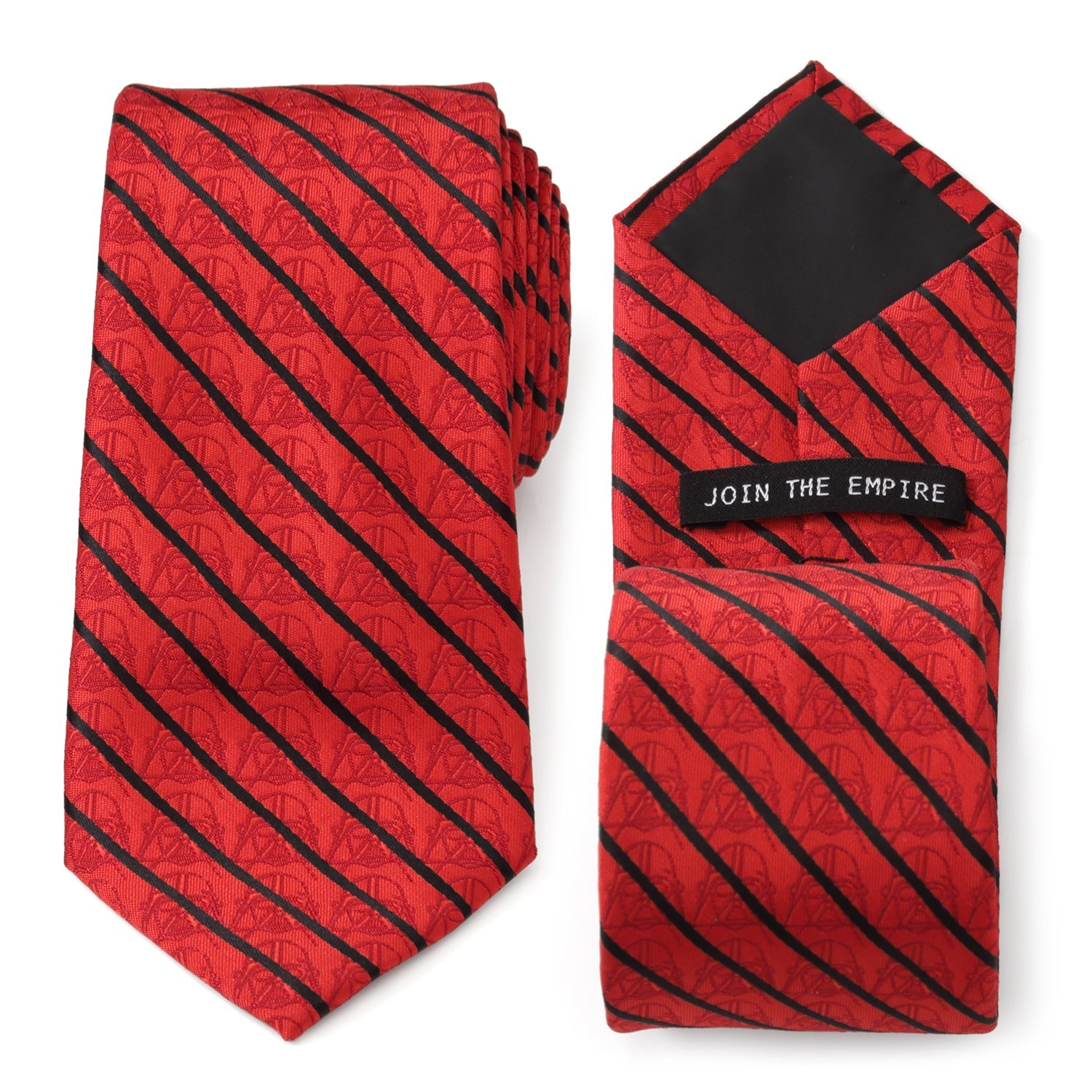 Star Wars Darth Vader Red and Black Striped Tie