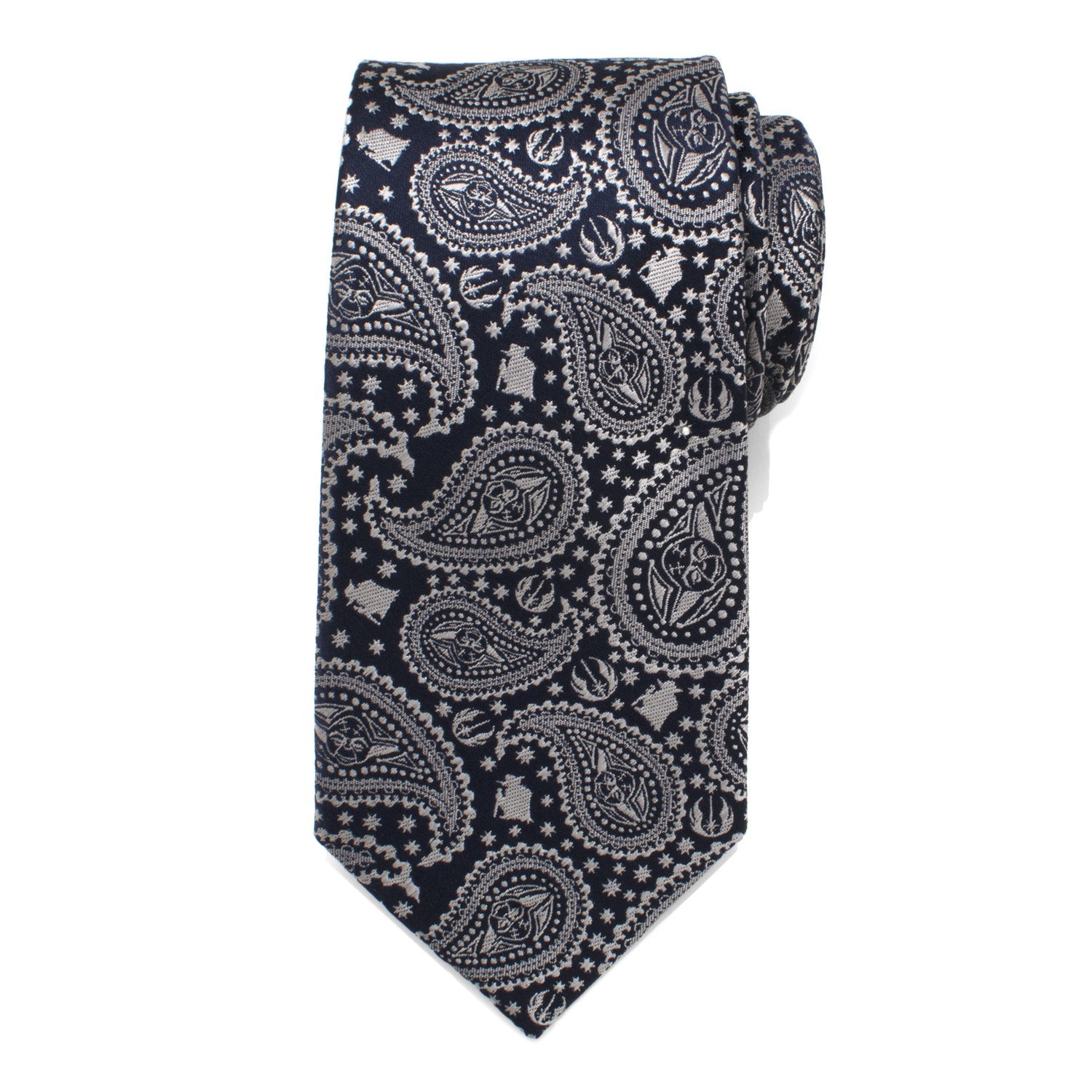 Star Wars Yoda Navy Paisley Tie