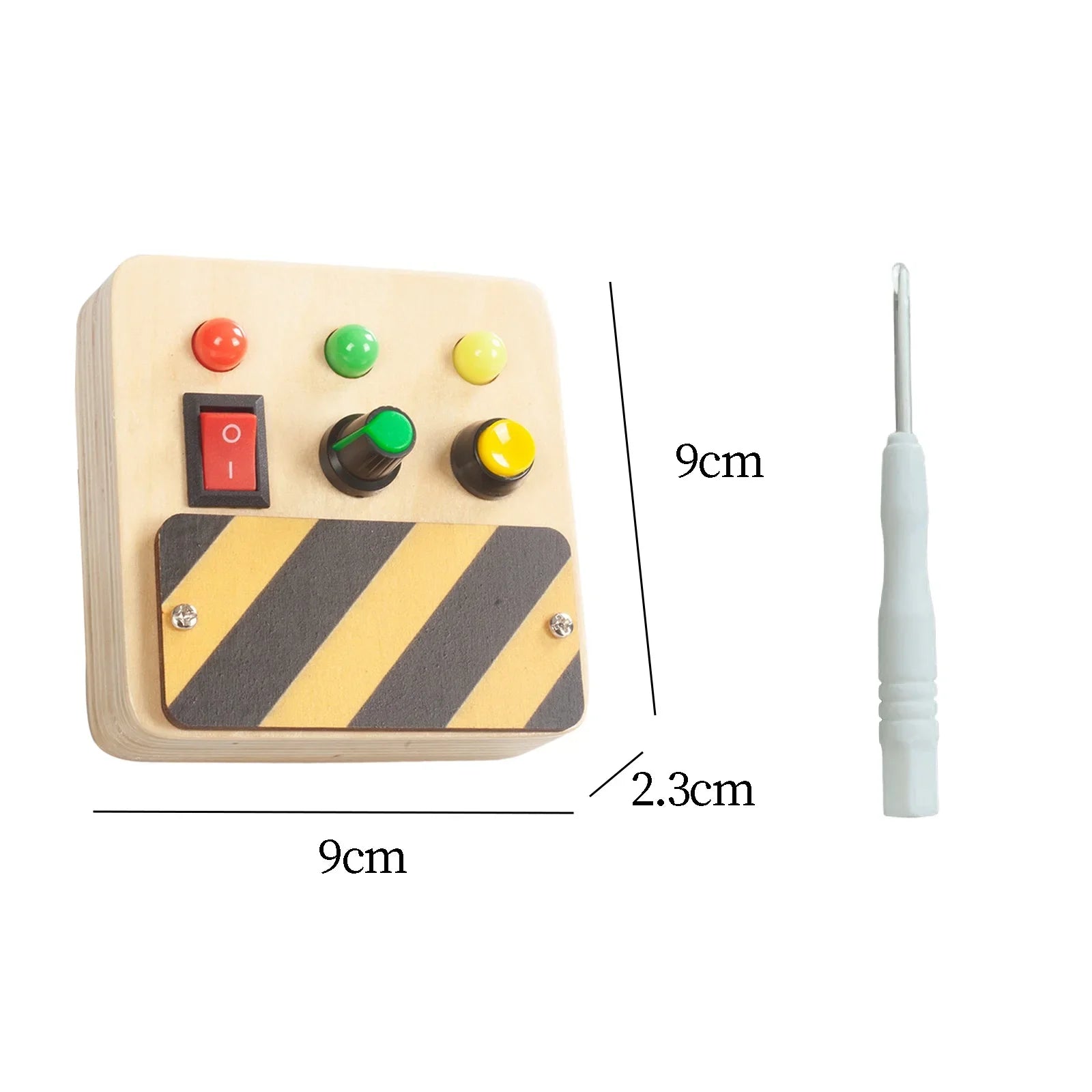 LED Light Switch Busy Board – Educational Toy for Toddlers