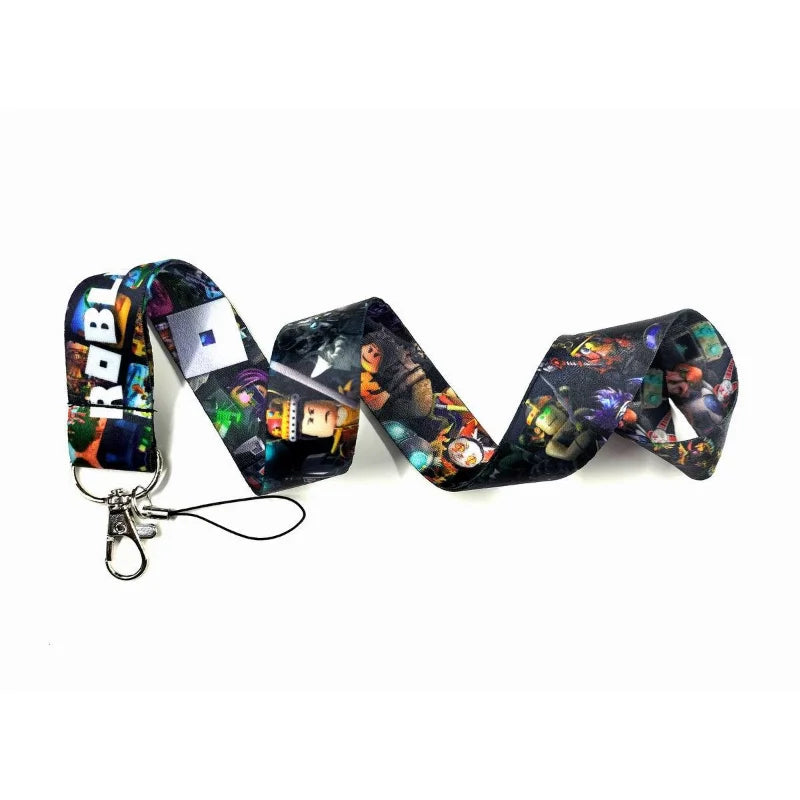 Roblox-themed long lanyard
