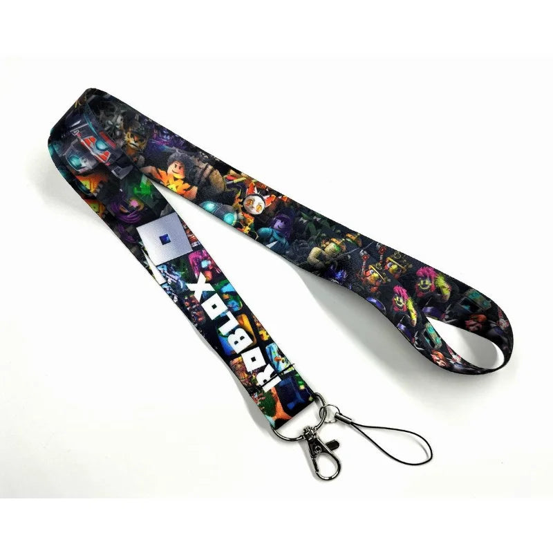 Roblox-themed long lanyard