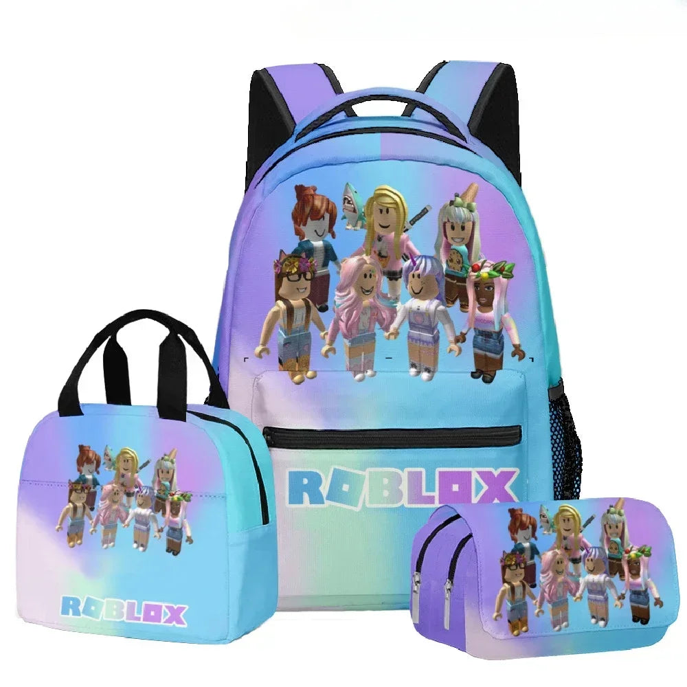 Roblox Virtual World School Backpack Set