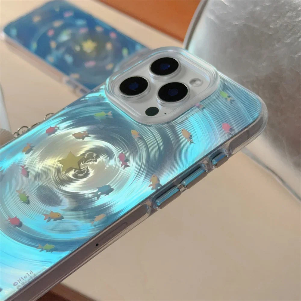 Fashion Vortex Small Fish Phone Case