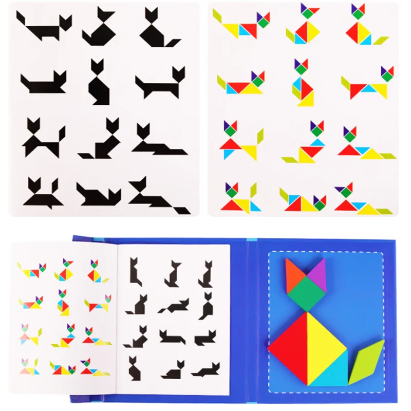 Magnetic Puzzle Book – Educational Toy