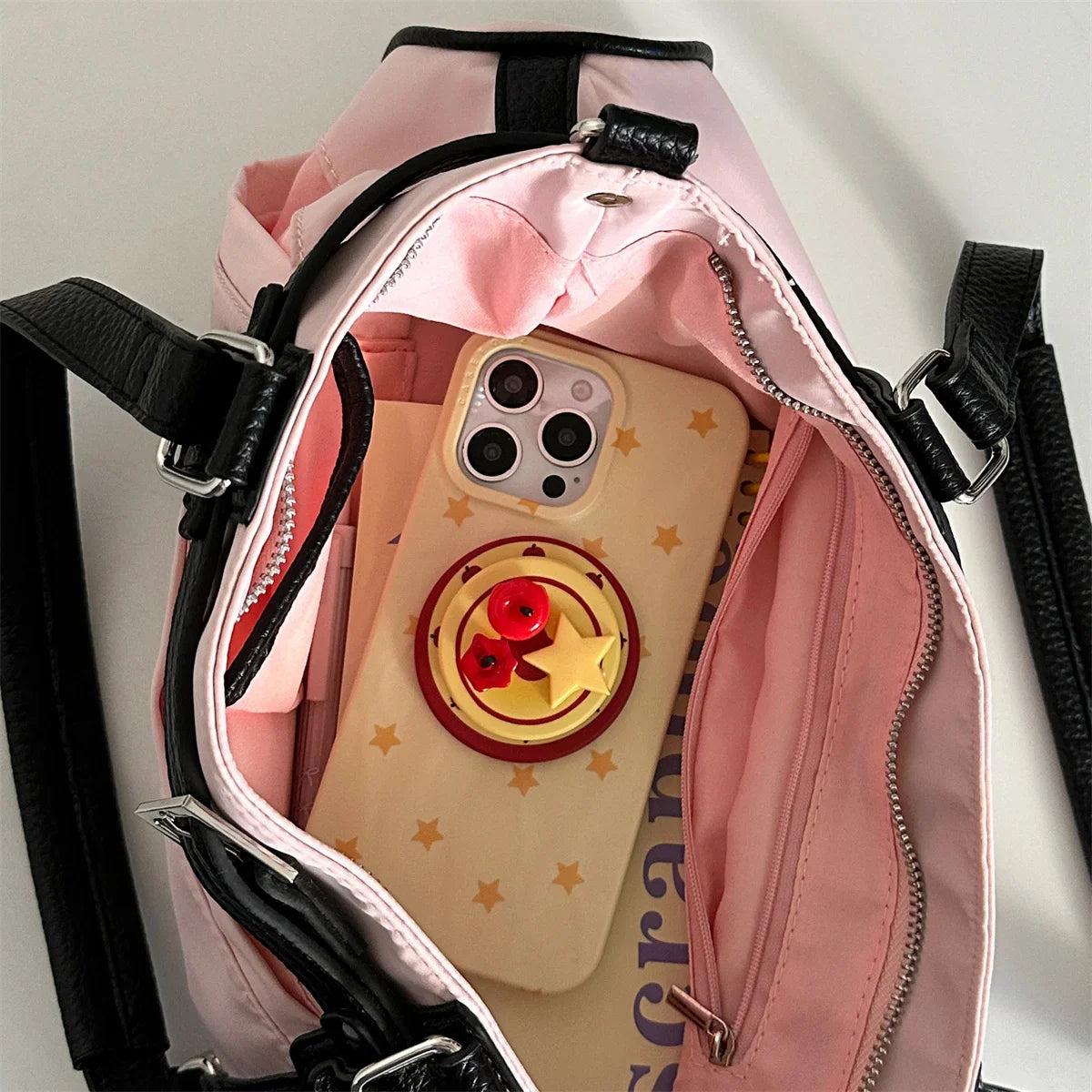 Fashion Wrinkle Texture Plaid Pattern Magnetic Phone Case For iPhone