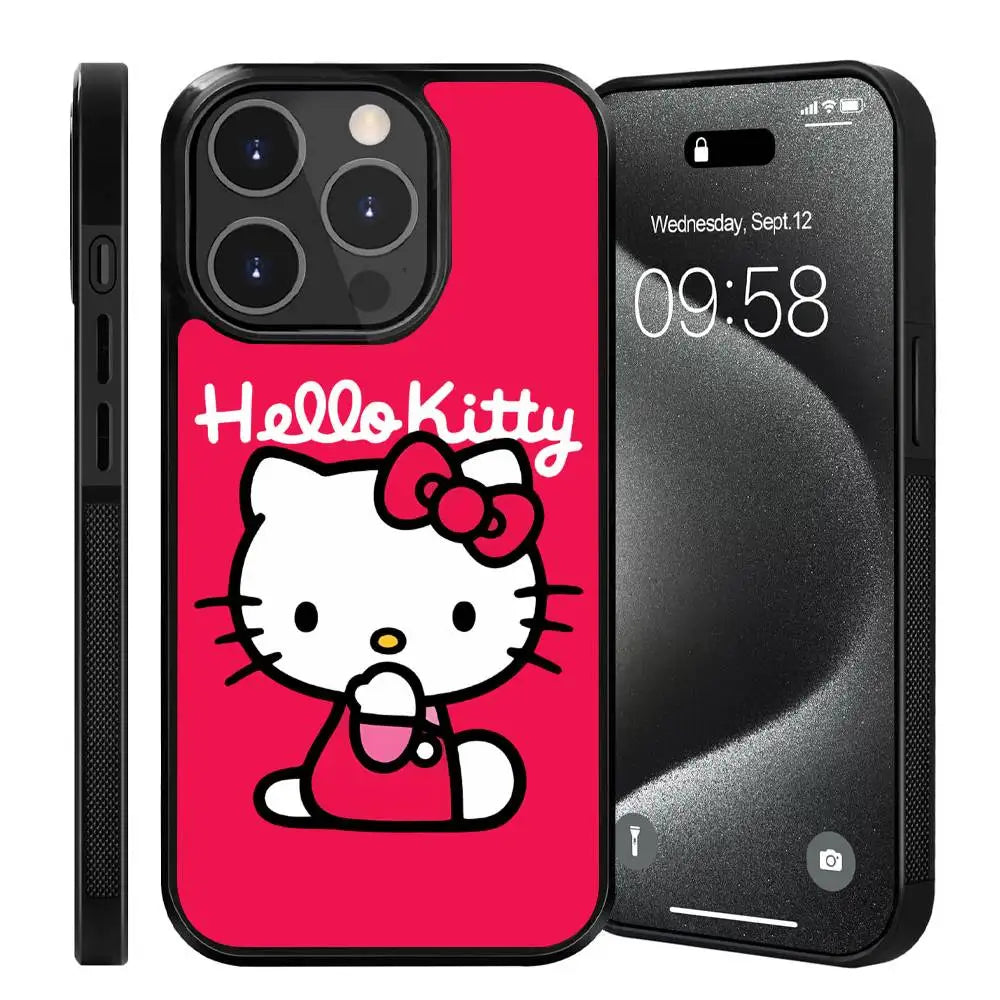 Cute Cartoon Hello Kitty Phone Case Suitable For iPhone