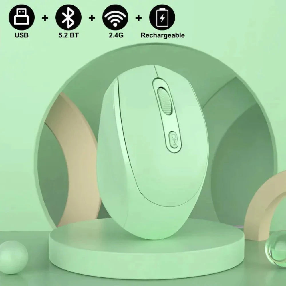 Vibrant 1600DPI Dual-Mode Wireless Mouse