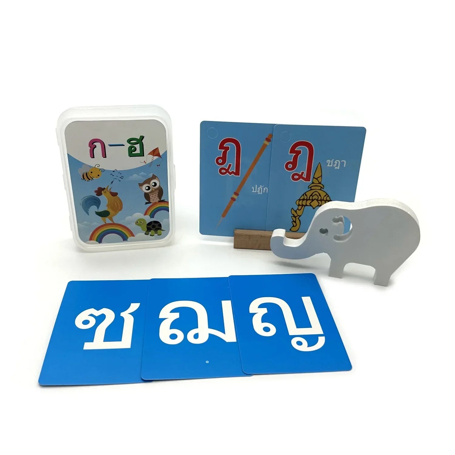 Thai Alphabet Flashcards – Early Learning Educational Toy