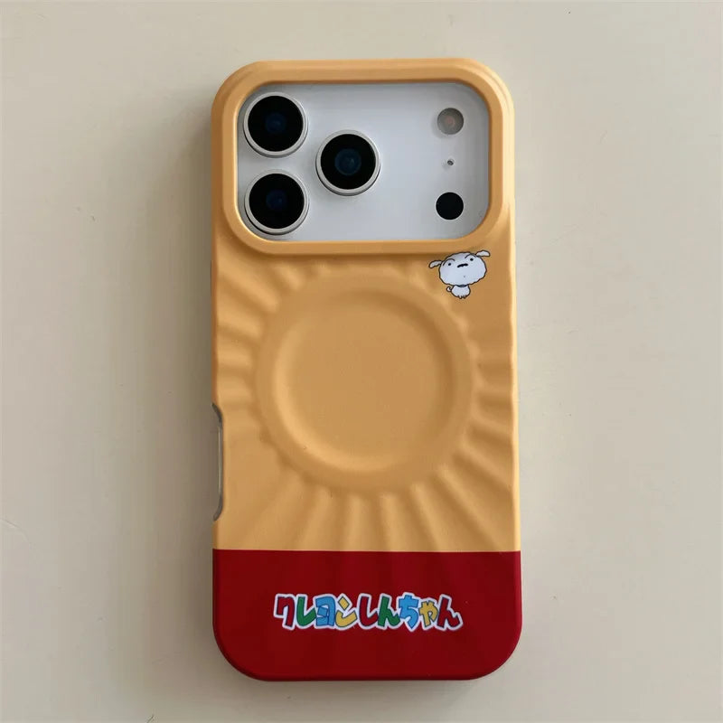 Funny Cute Cartoon Magnetic Phone Case For iPhone