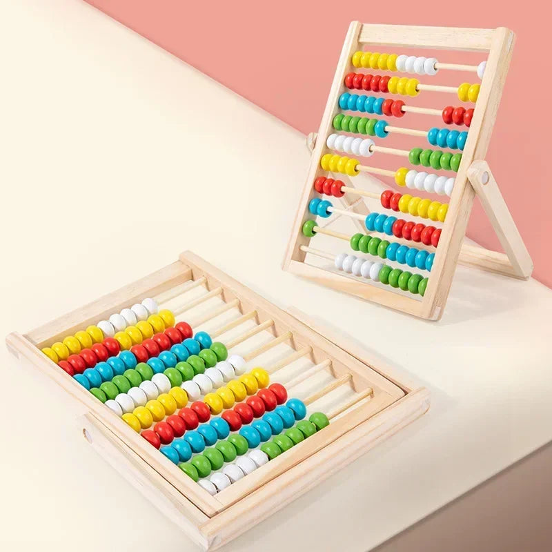 Wooden Counting Abacus – Math Learning Toy for Toddlers
