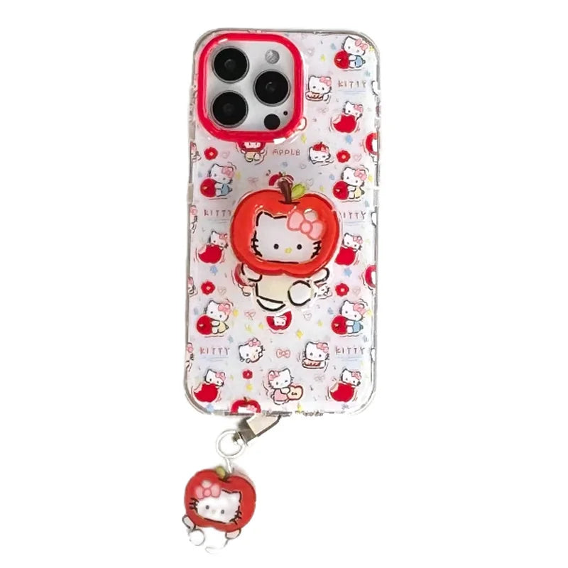 Fashion Cute Hellokitty Magnetic Phone Case For iPhone