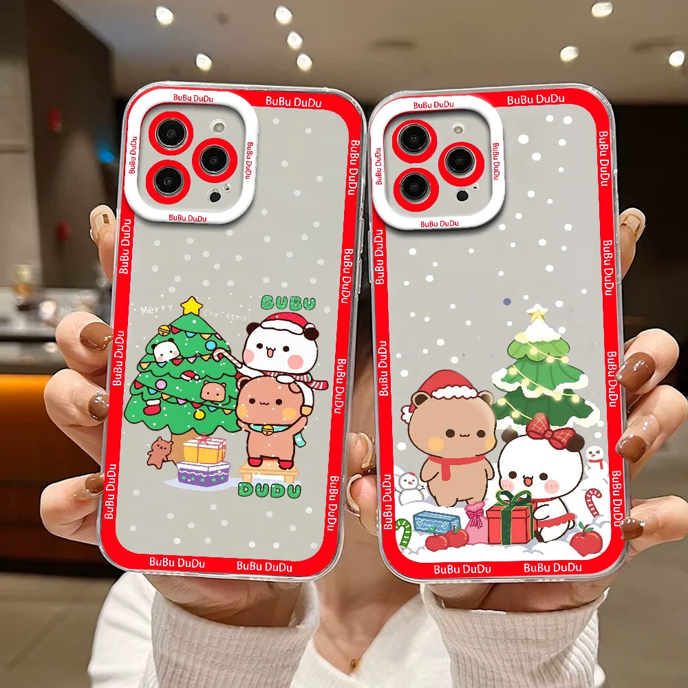 Bubu And Dudu Merry Christmas Phone Case For iPhone