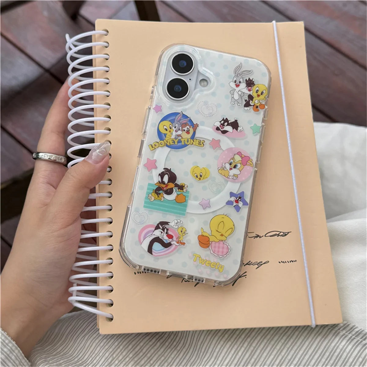 Funny Cute Duck Little Bird Magnetic Phone Case For iPhone