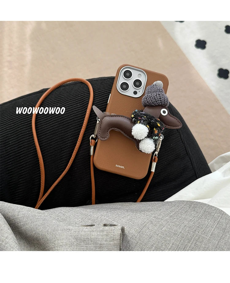 Luxury Crossbody Lanyard Strap Phone Case For iPhone