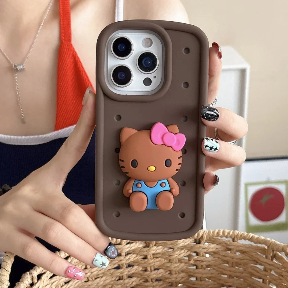 Cave Shell Three-Dimensional Kitty Applicable To Phone Cover For iPhone