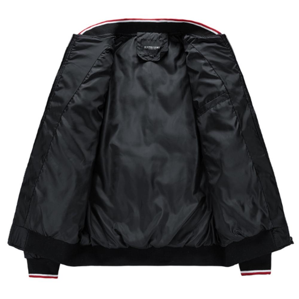 Mens Quilted Bomber Jacket