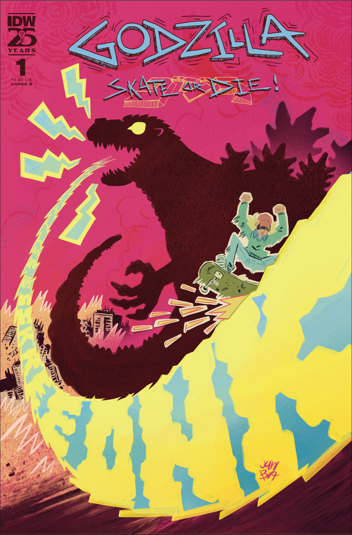 Godzilla: Skate or Die #1 Variant B (Ba) (06/12/2024)