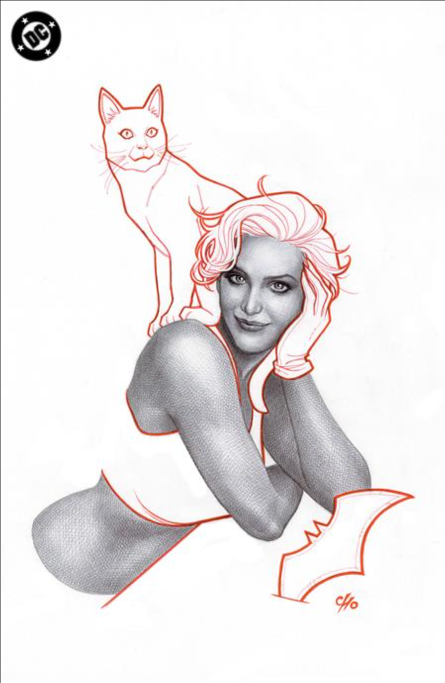 Catwoman #70 Cvr E Inc 1:50 Frank Cho Black & White Card Stock Var [1:50] (11/20/2024)