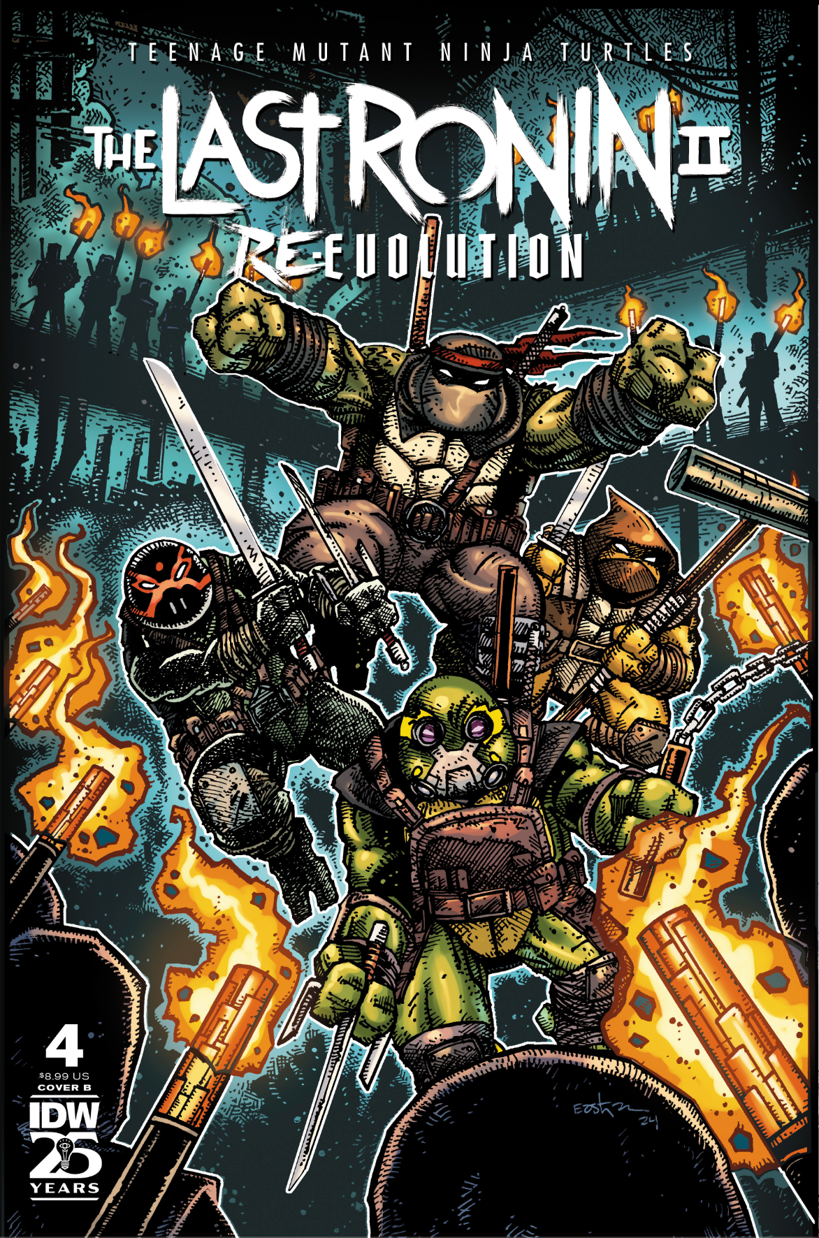 Teenage Mutant Ninja Turtles: The Last Ronin Ii—Re-Evolution #4 Variant B (Eastman) Cbpm  (01/08/2025)(01/29/2025)