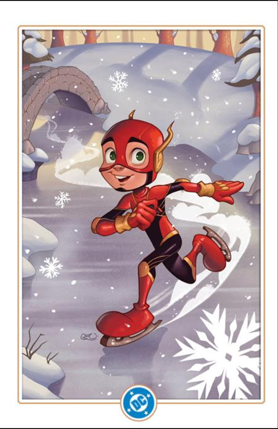 Flash #16 Cvr D Chrissie Zullo Dc Winter Wonderland Card Stock Var  (12/25/2024)