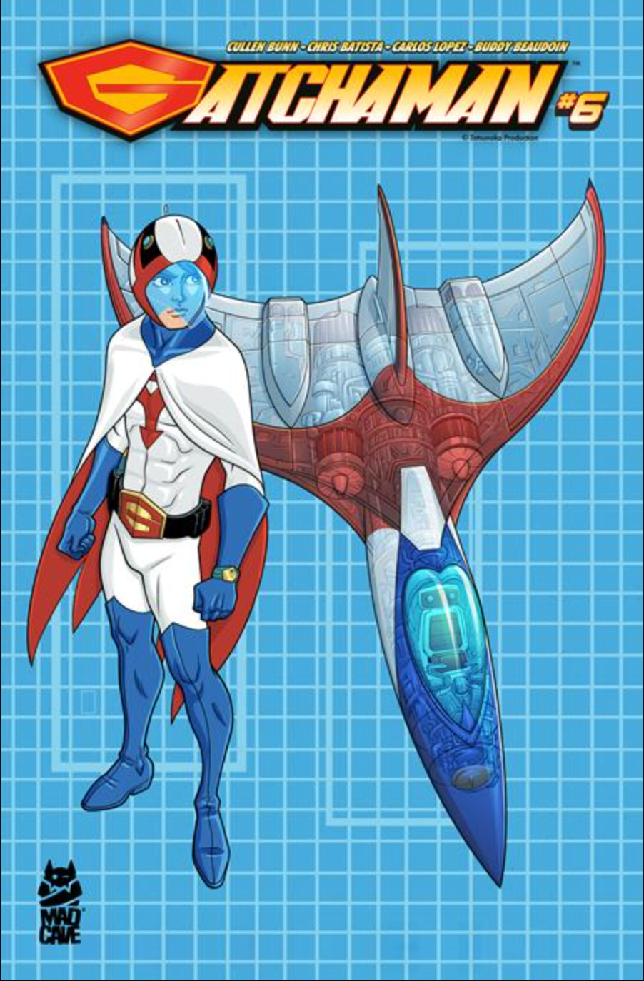 GATCHAMAN #6 CVR B CHRIS BATISTA BLUEPRINT KEN AND G-1 VAR (01/15/2025)