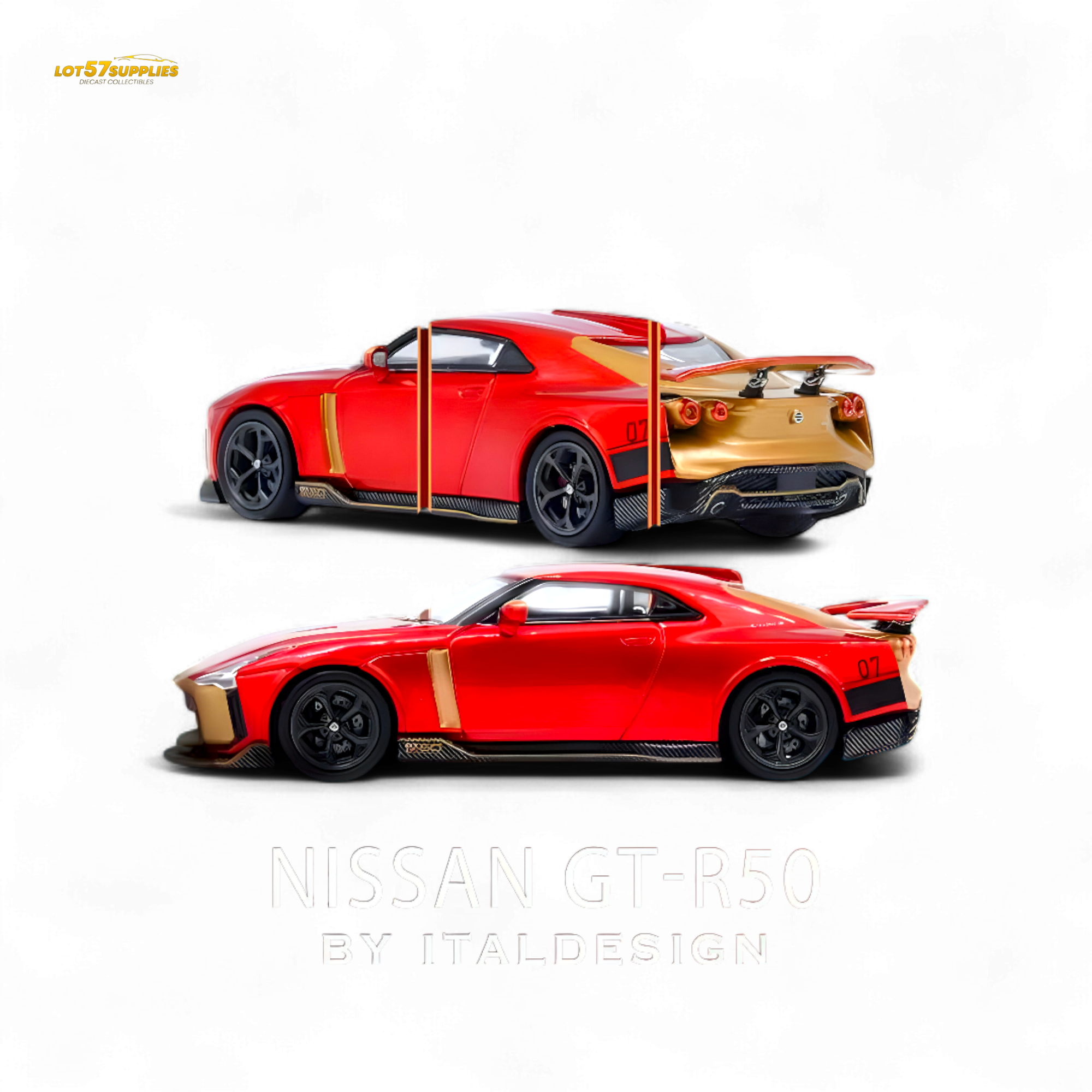 (Pre-Order) INNO64 R50 GT-R - Red 1/64
