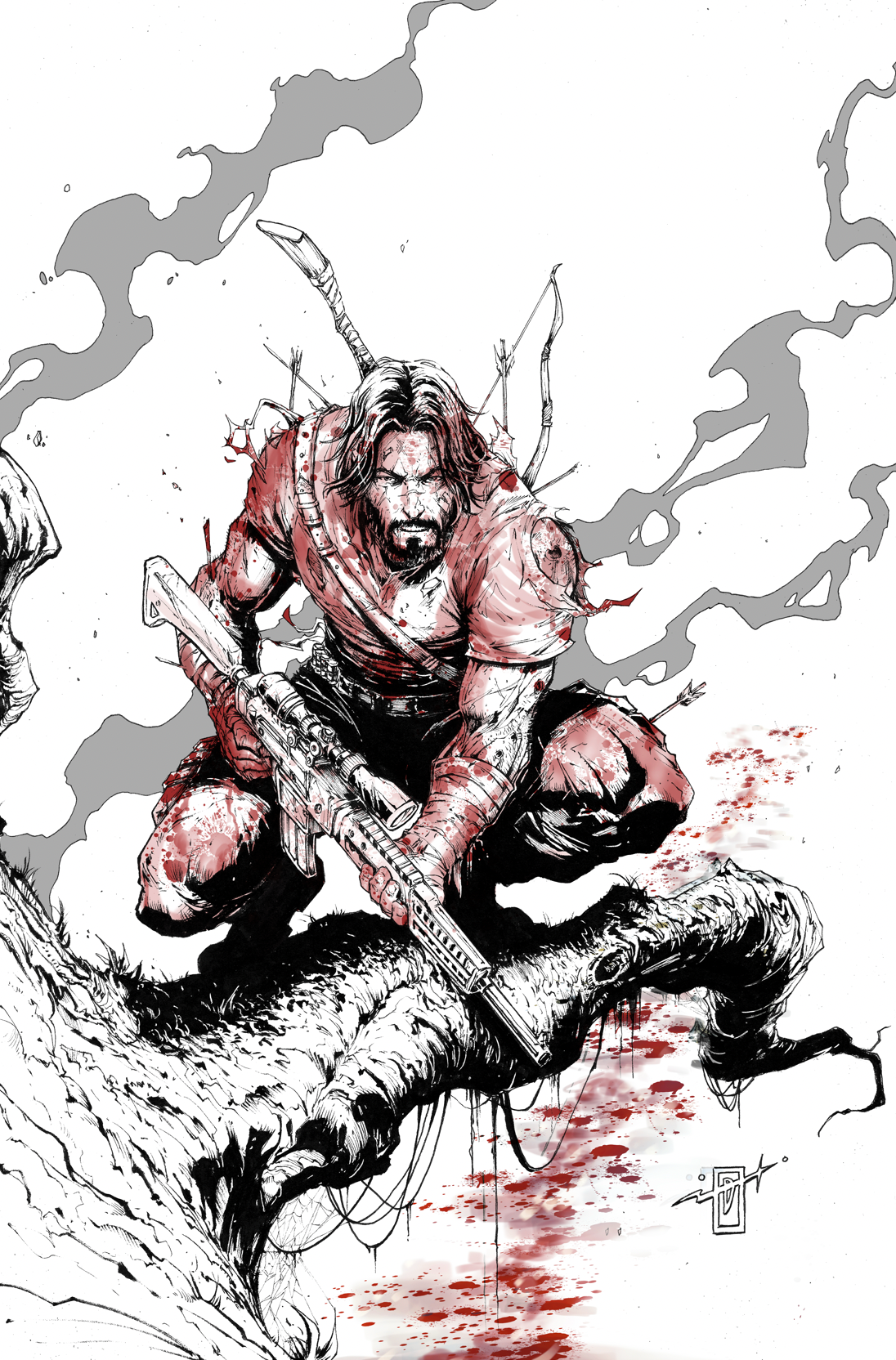 [FOIL] BRZRKR: LIGHT DRAWS BREATH #1 JONATHAN URIBE VIRGIN EXCLUSIVE (5/27/26) (Copy)