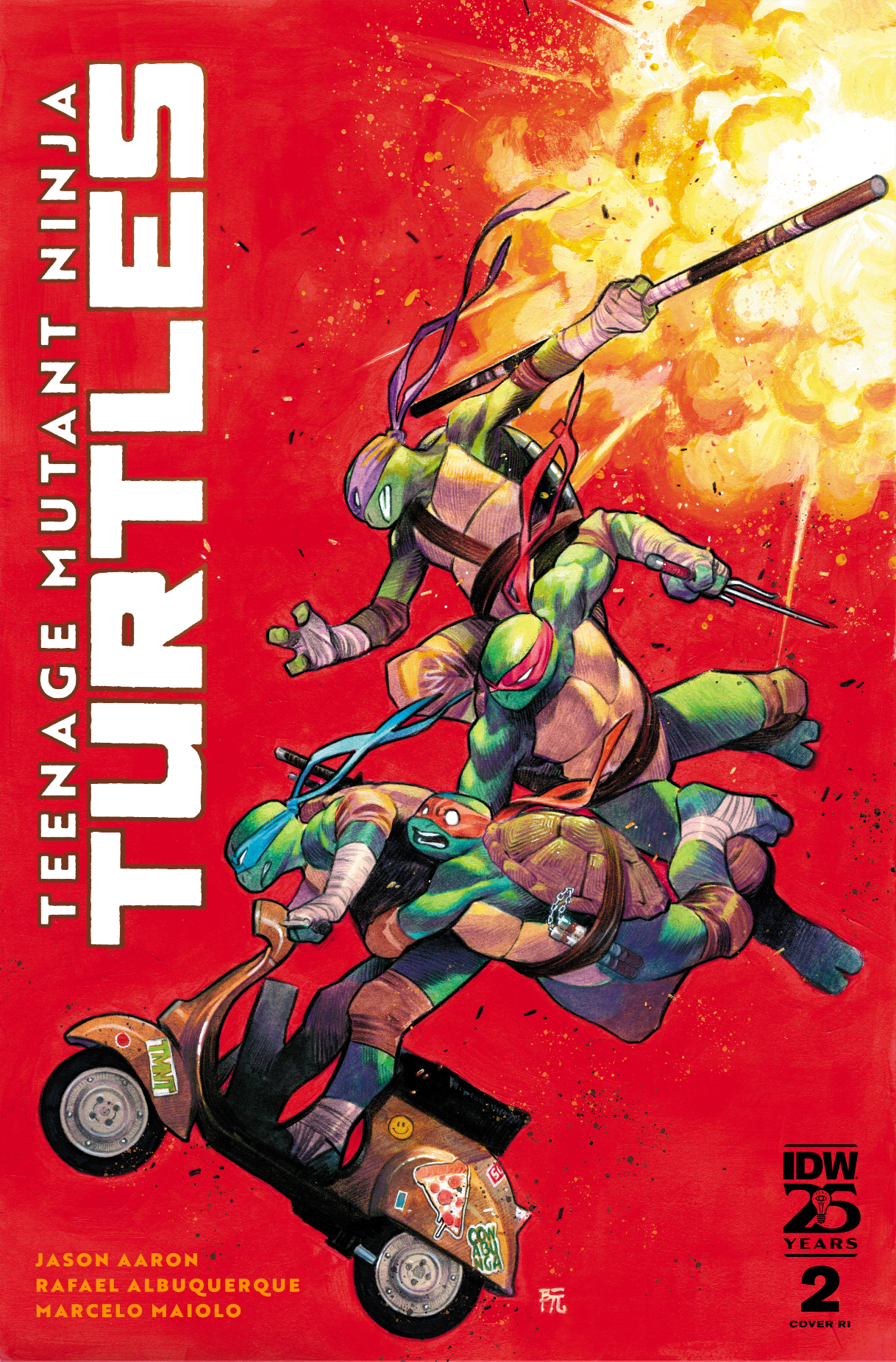 Teenage Mutant Ninja Turtles (2024) #2 Variant RI (100) (Ruan)[1:100] CB  (09/11/2024)