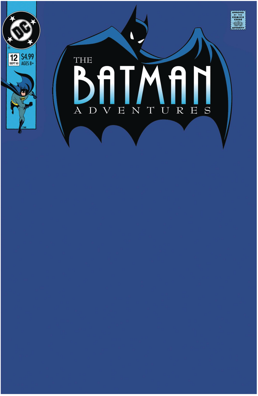 [10 PACK] BATMAN ADVENTURES #12 FACSIMILE EDITION CVR D BLANK VAR 2025